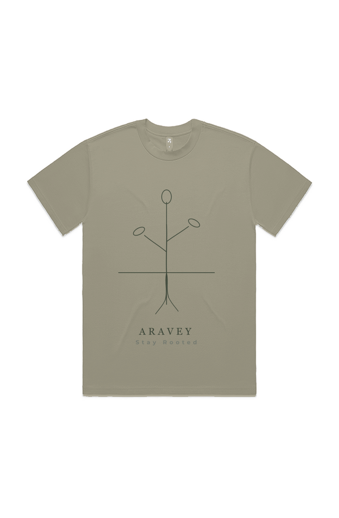Aravey Grounded Heavy Tee, oversized heavyweight