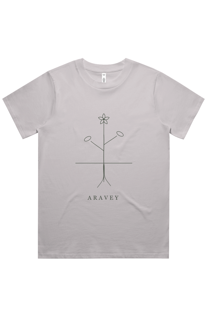 Aravey Bloom Heavy Tee, women's heavyweight