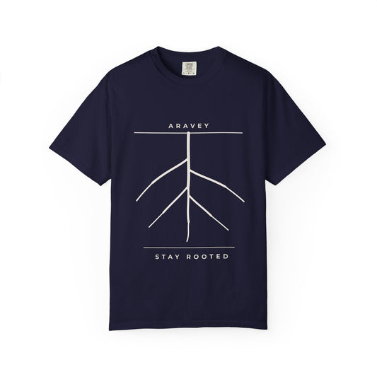 The Rooted Depth Tee: Aravey, Wear the Practice Collection