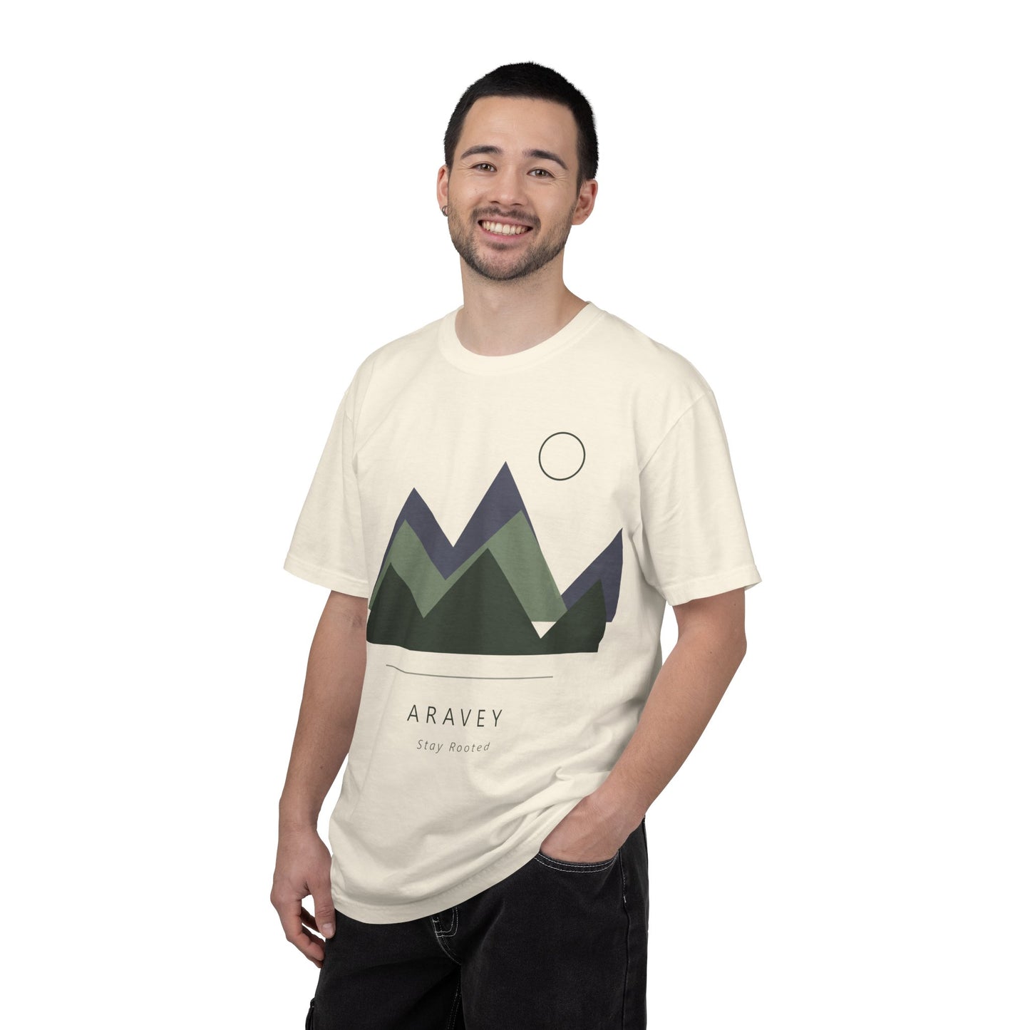The Grounded Peaks Tee: Aravey, Wear the Practice Collection
