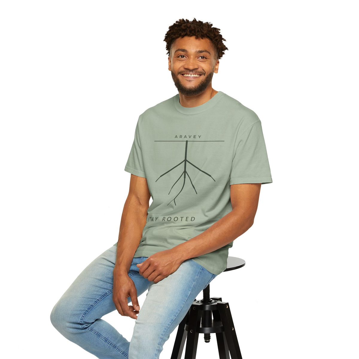 The Rooted Depth Tee: Aravey, Wear the Practice Collection