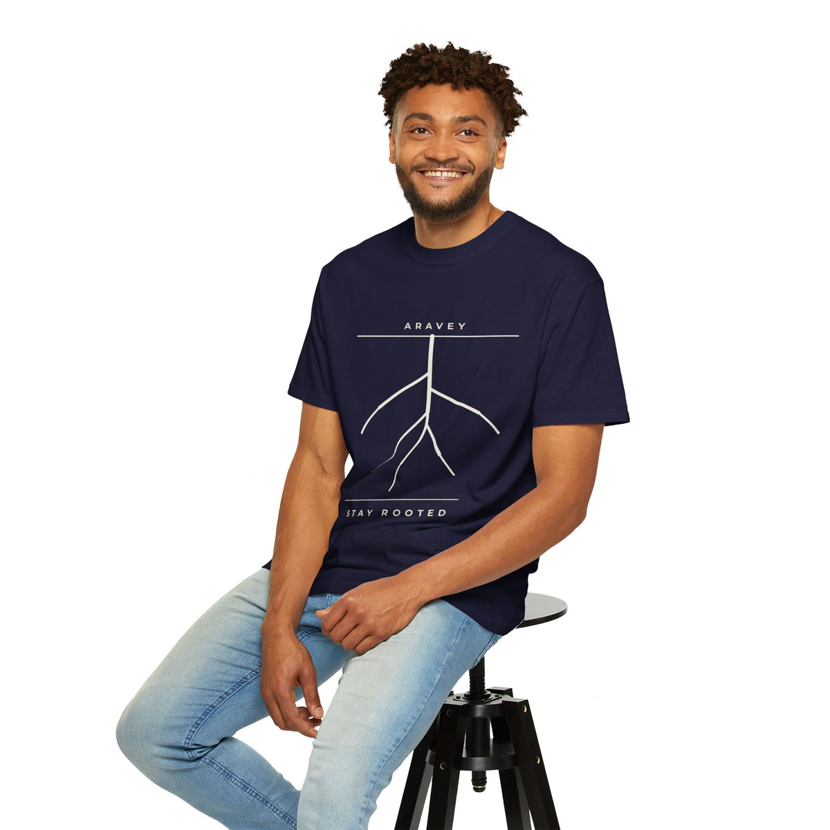 The Rooted Depth Tee: Aravey, Wear the Practice Collection