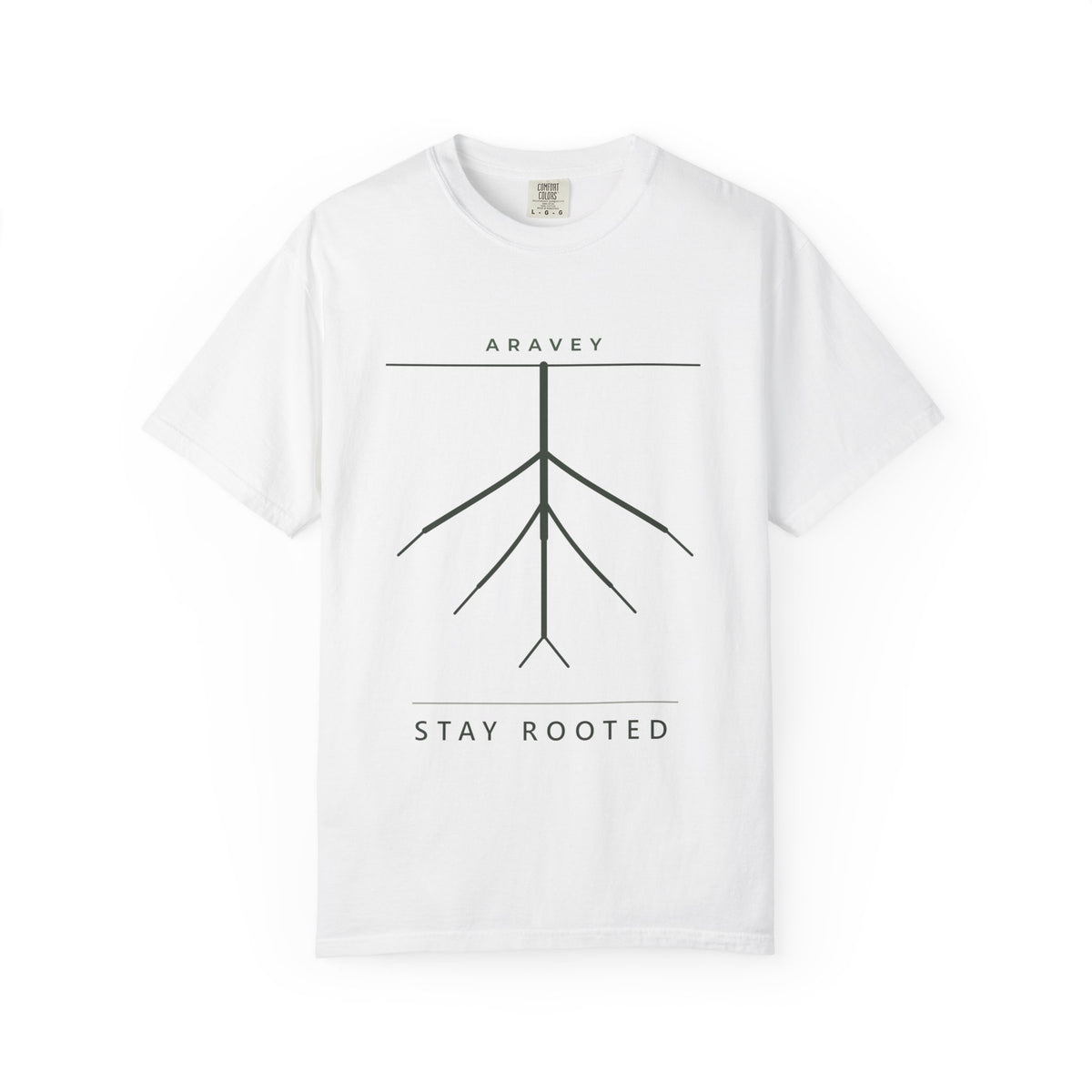 The Rooted Depth Tee: Aravey, Wear the Practice Collection