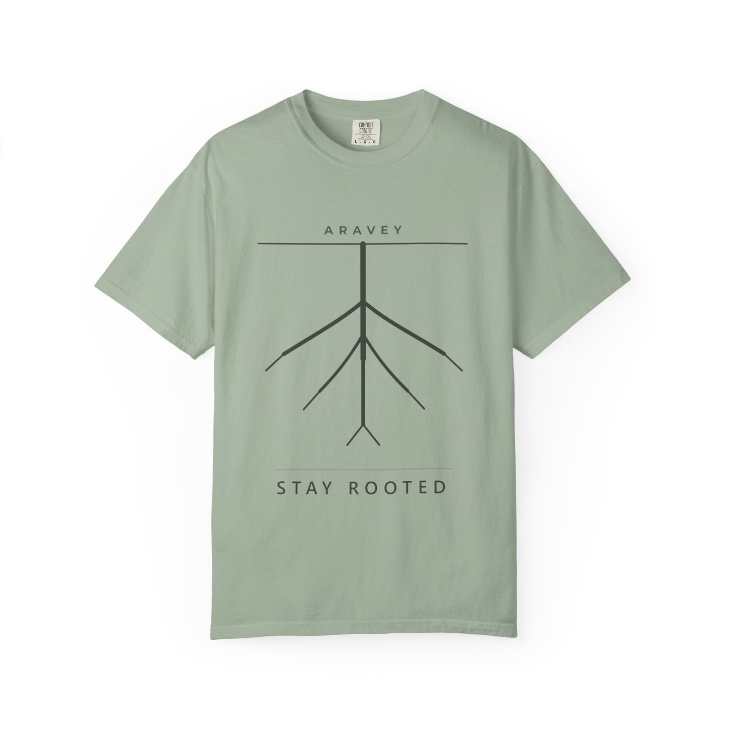 The Rooted Depth Tee: Aravey, Wear the Practice Collection