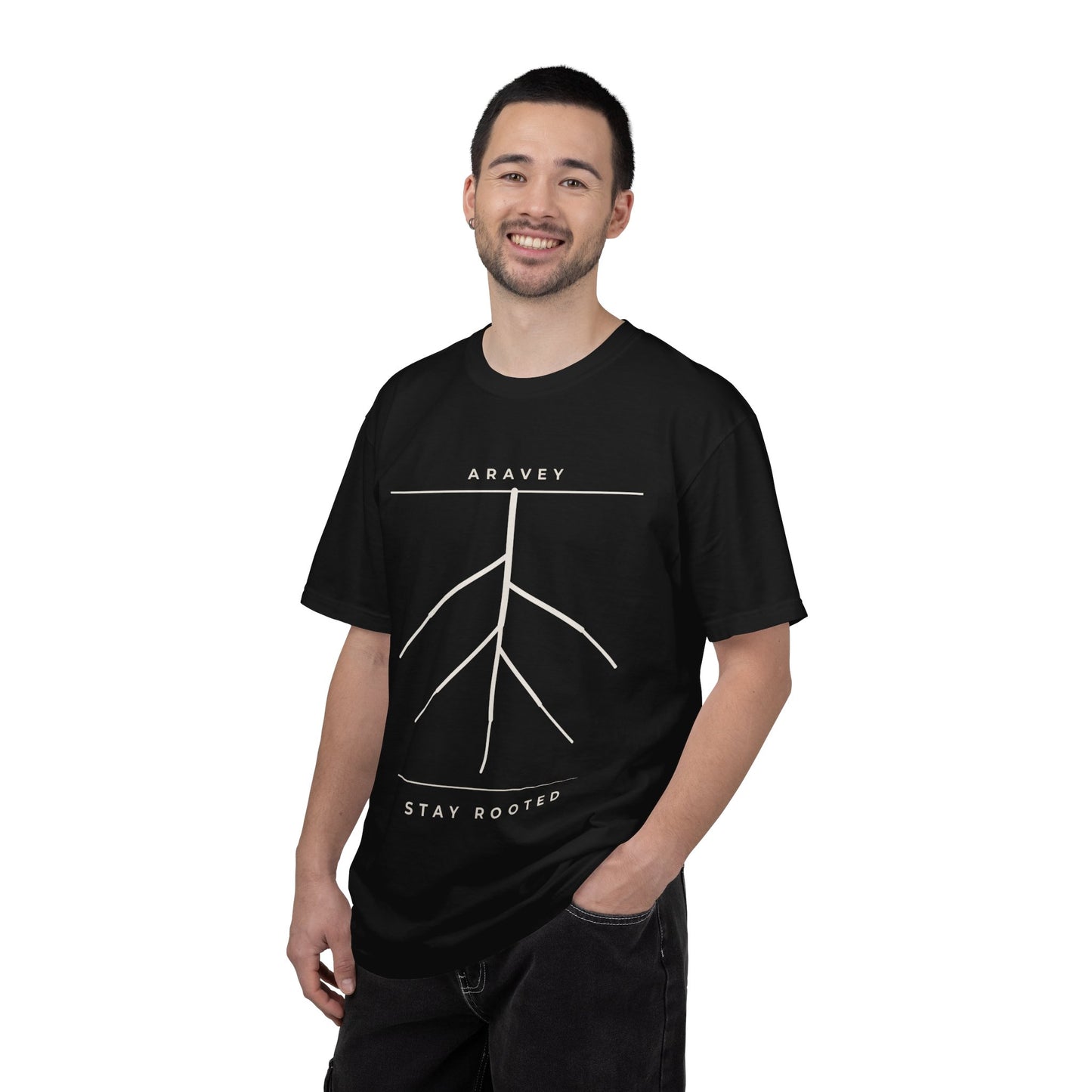 The Rooted Depth Tee: Aravey, Wear the Practice Collection