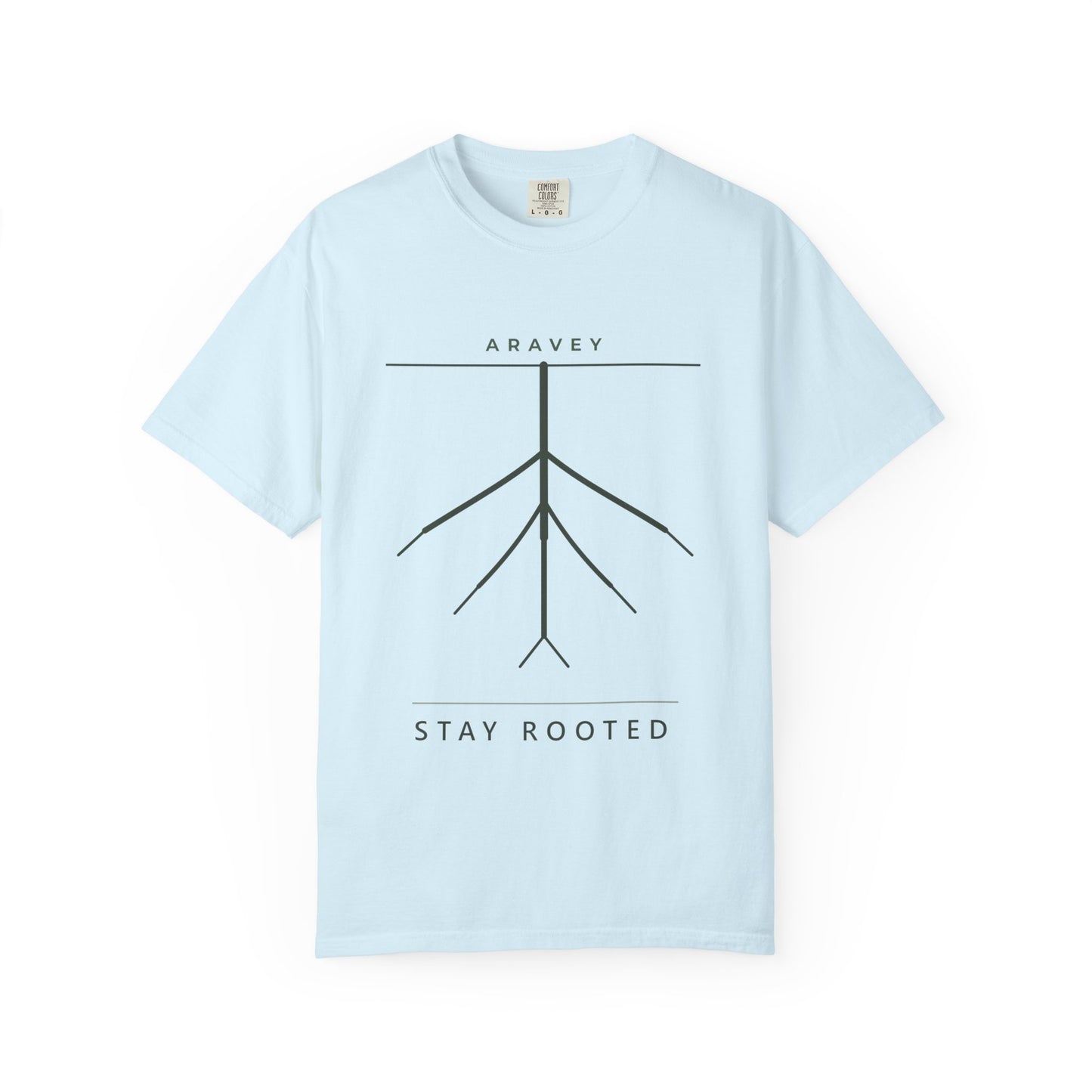 The Rooted Depth Tee: Aravey, Wear the Practice Collection