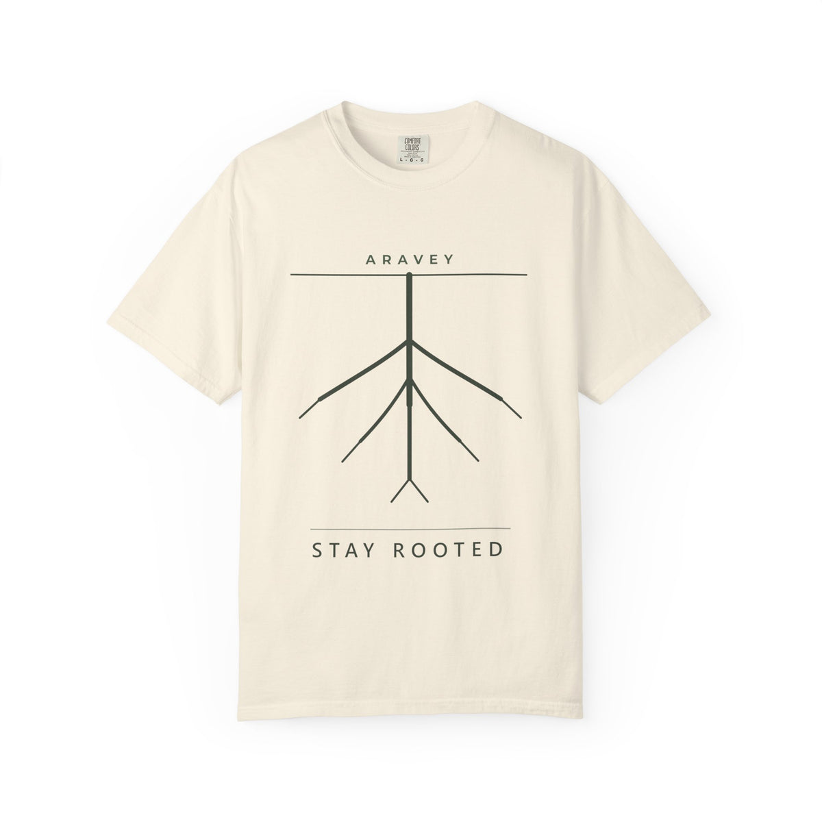 The Rooted Depth Tee: Aravey, Wear the Practice Collection