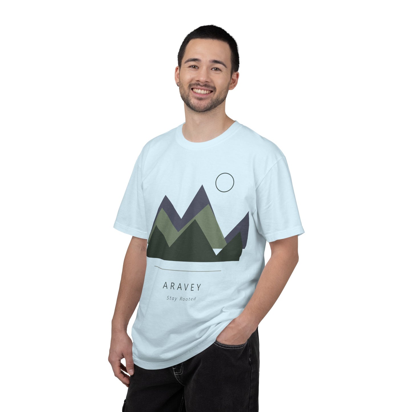 The Grounded Peaks Tee: Aravey, Wear the Practice Collection