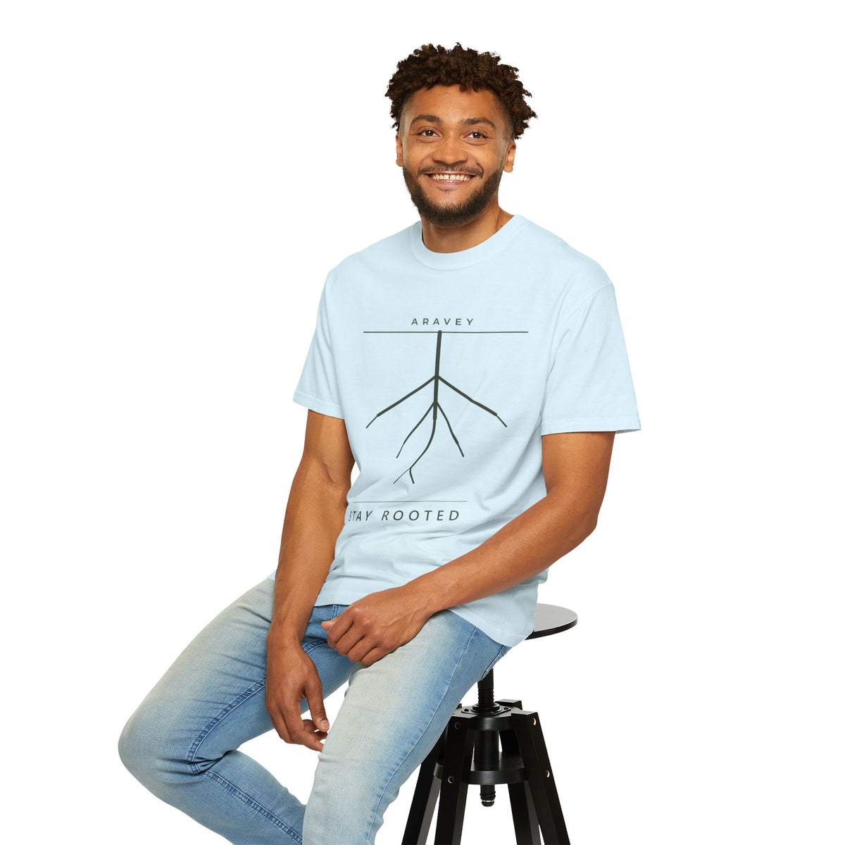 The Rooted Depth Tee: Aravey, Wear the Practice Collection
