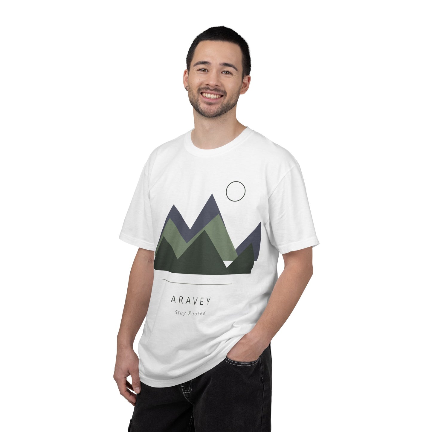 The Grounded Peaks Tee: Aravey, Wear the Practice Collection