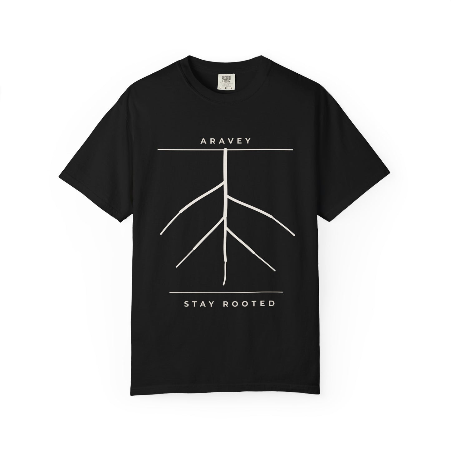 The Rooted Depth Tee: Aravey, Wear the Practice Collection