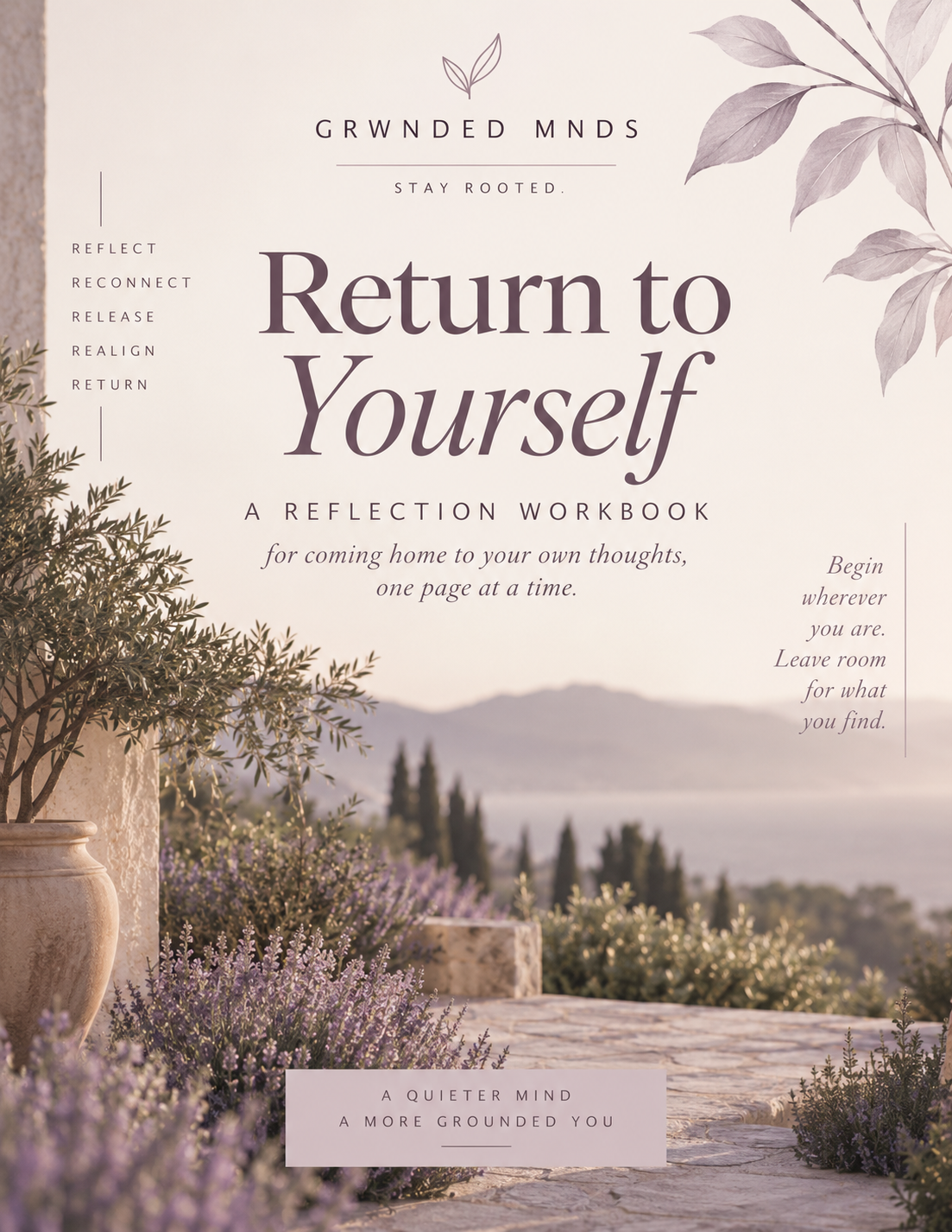 GRWNDED MNDS Return to Yourself (Fillable & Printable)